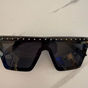 Quay Australia Black Studded Sunglasses